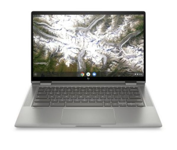 Chromebook HP x360 14c-ca0008nf 14" Ecran tactile Intel Core i3 8 Go RAM 64 Go eMMC Argent foncé