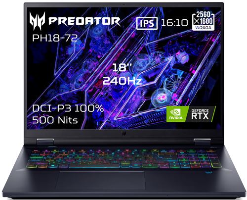 pcportablegamingacerpredatorheliosneo18aiphn18 72 99mt18lcd240 1 | Laptop Malin PC portable gaming Acer Predator Helios Neo 18 AI PHN18-72-99MT 18" LCD 240 Hz Intel® Core™ Ultra 9 32 Go RAM 1 To SSD Nvidia GeForce RTX 5070 Noir