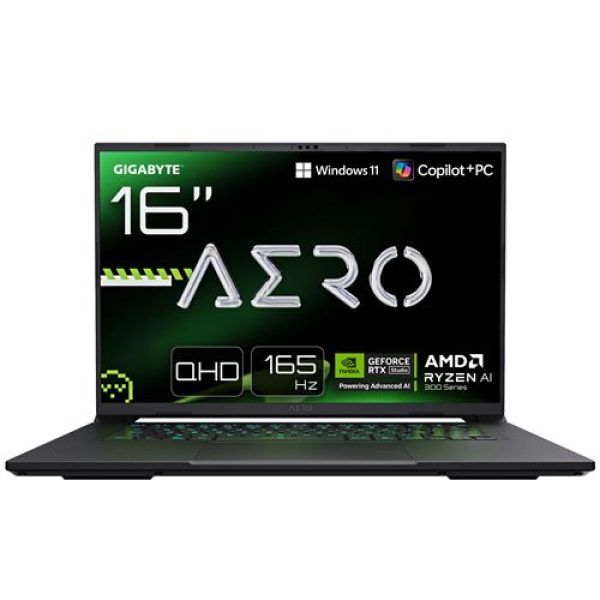 PC portable Gaming Gigabyte AERO X16 2WHA3FRC64AP 16" 165 Hz Copilot+ PC AMD Ryzen™ AI 9 32 Go RAM 1 To SSD Nvidia GeForce RTX 5070 Gris sidéral