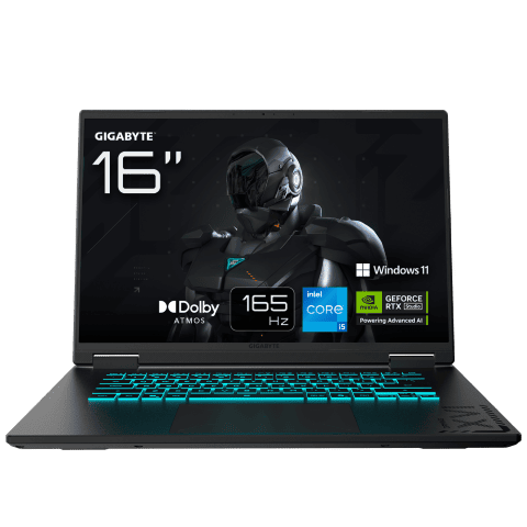 gigabytea1616fhd165hzi5 13420h505016go512gow11 | Laptop Malin Gigabyte A16 16"FHD+ 165Hz/i5-13420H/5050/16Go/512Go/W11$