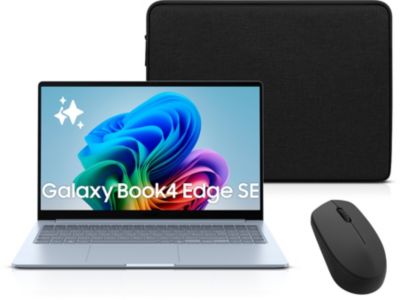 | Laptop Malin Ordinateur portable SAMSUNG Pack Galaxy Book4 Edge SE 15.6' QC X1 16Go 256Go