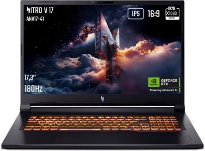 | Laptop Malin PC Gamer ACER Nitro V 17,3'' FHD 144Hz AMD Ryzen 7 260 Nvidia GeForce RTX 5060 32 Go RAM DDR5 1 To