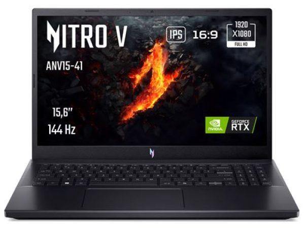 PC Portable Gaming Acer Nitro V 15 ANV15-41-R4FG 15,6" Full HD 144 Hz AMD Ryzen™ 7 32 Go RAM 1 To SSD Nvidia GeForce RTX 4050 Noir